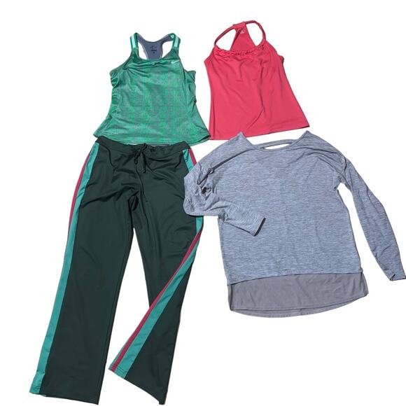Nike Tek Gear 4 piece Athletic Athleisure Fitness Workout Gorp Bundle Lot size M - Picture 2 of 10